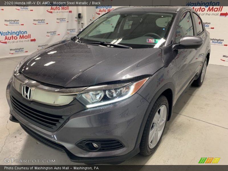 Modern Steel Metallic / Black 2020 Honda HR-V EX AWD