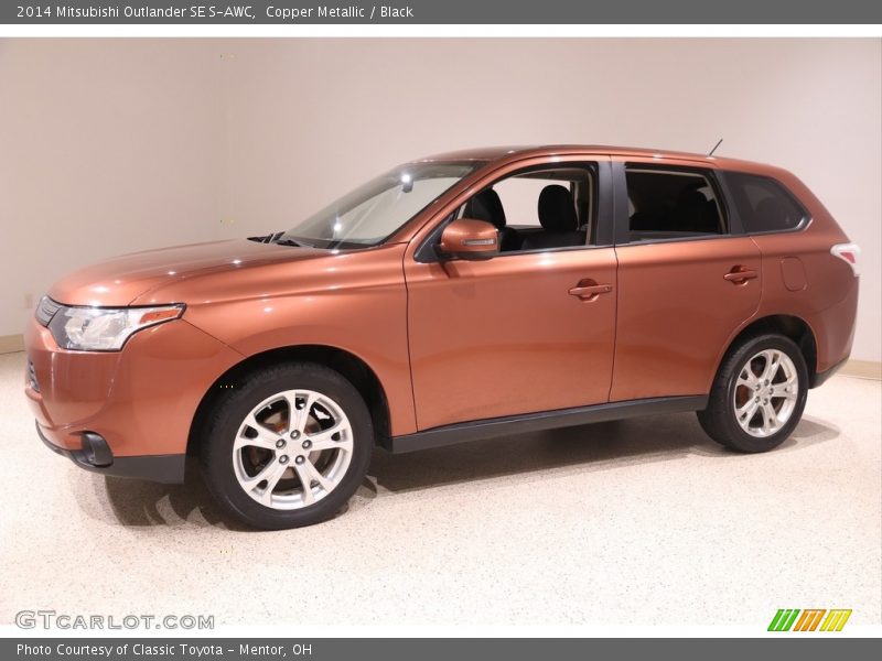 Copper Metallic / Black 2014 Mitsubishi Outlander SE S-AWC