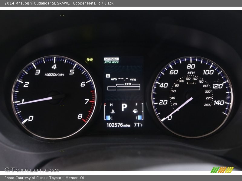 Copper Metallic / Black 2014 Mitsubishi Outlander SE S-AWC