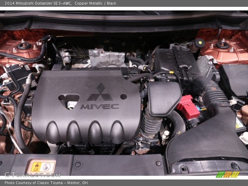 Copper Metallic / Black 2014 Mitsubishi Outlander SE S-AWC