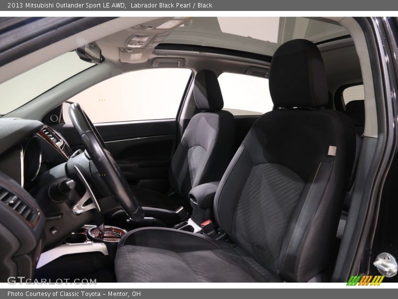 Labrador Black Pearl / Black 2013 Mitsubishi Outlander Sport LE AWD