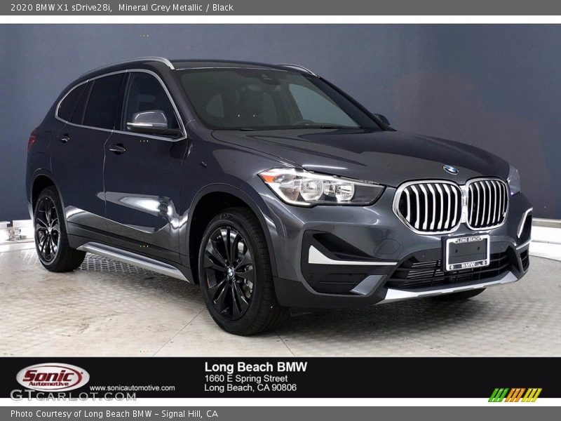 Mineral Grey Metallic / Black 2020 BMW X1 sDrive28i