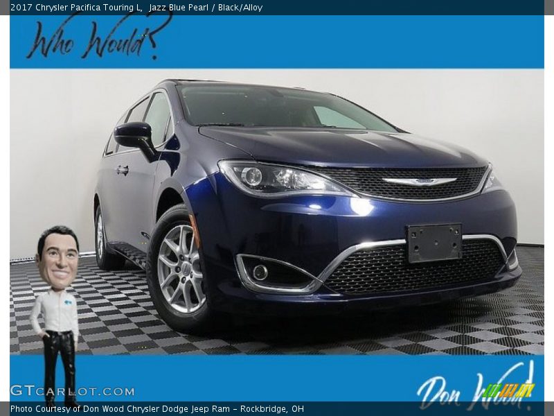 Jazz Blue Pearl / Black/Alloy 2017 Chrysler Pacifica Touring L