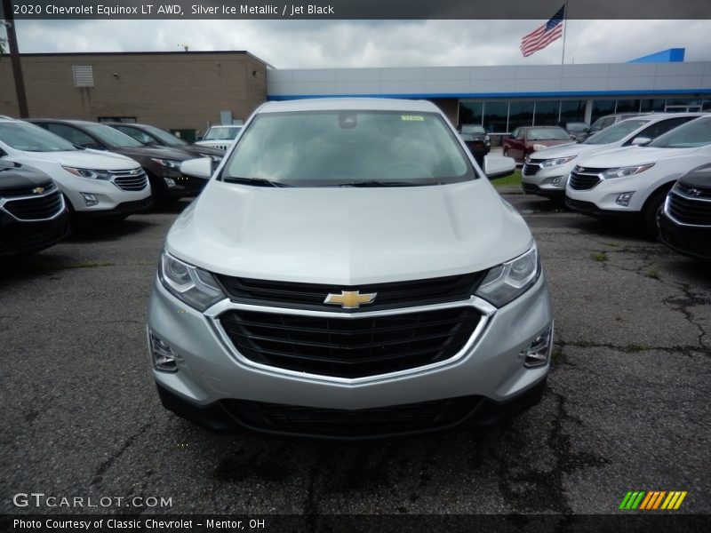 Silver Ice Metallic / Jet Black 2020 Chevrolet Equinox LT AWD