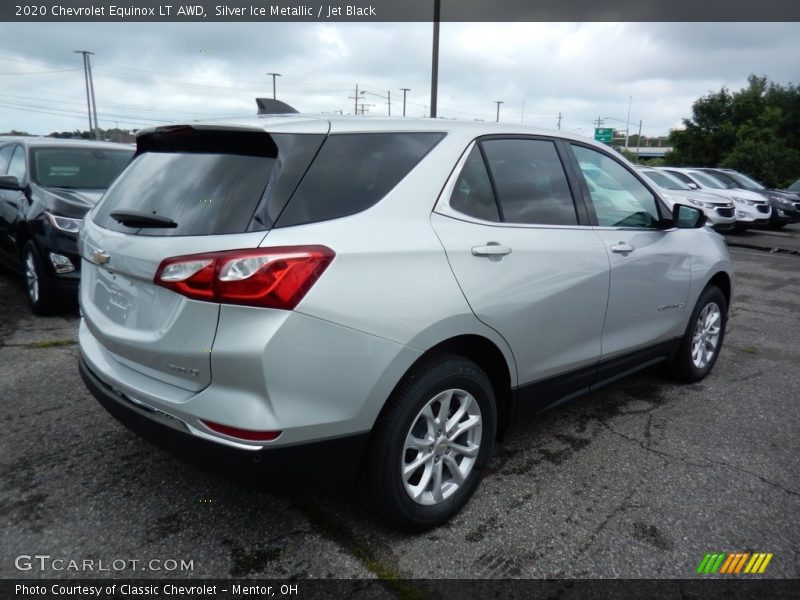 Silver Ice Metallic / Jet Black 2020 Chevrolet Equinox LT AWD