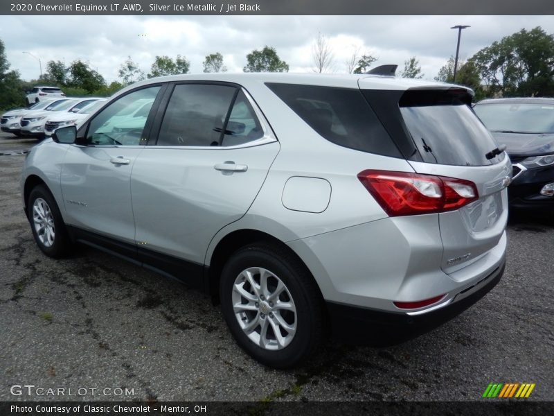 Silver Ice Metallic / Jet Black 2020 Chevrolet Equinox LT AWD