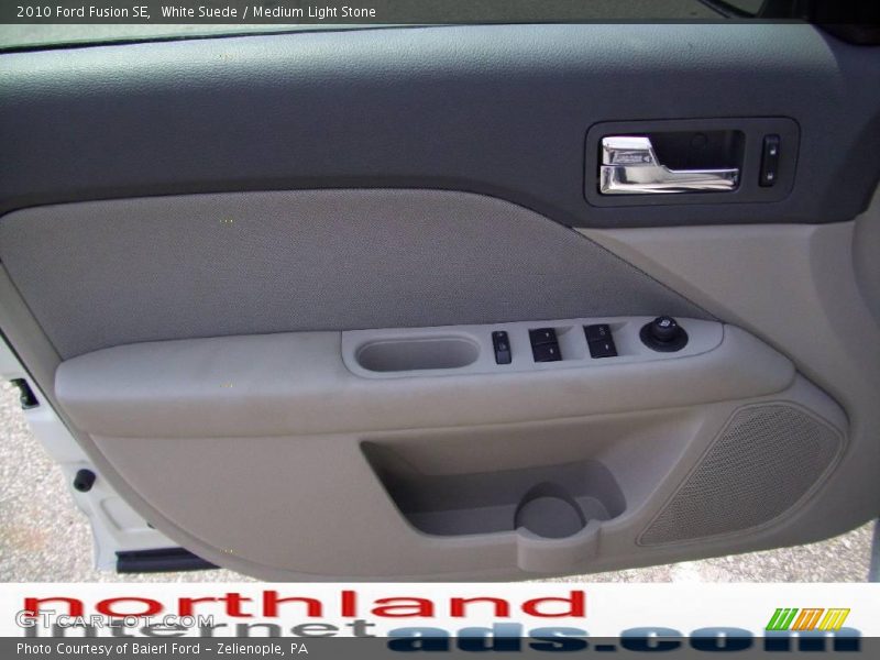 White Suede / Medium Light Stone 2010 Ford Fusion SE