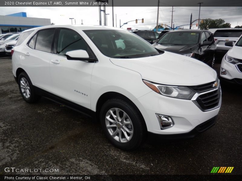 Summit White / Jet Black 2020 Chevrolet Equinox LT AWD