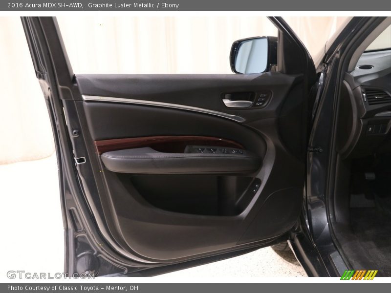Graphite Luster Metallic / Ebony 2016 Acura MDX SH-AWD