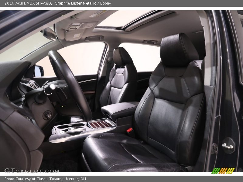 Graphite Luster Metallic / Ebony 2016 Acura MDX SH-AWD