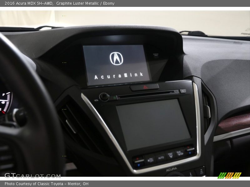 Graphite Luster Metallic / Ebony 2016 Acura MDX SH-AWD