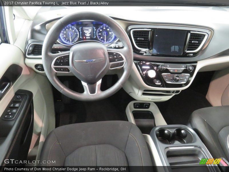 Jazz Blue Pearl / Black/Alloy 2017 Chrysler Pacifica Touring L