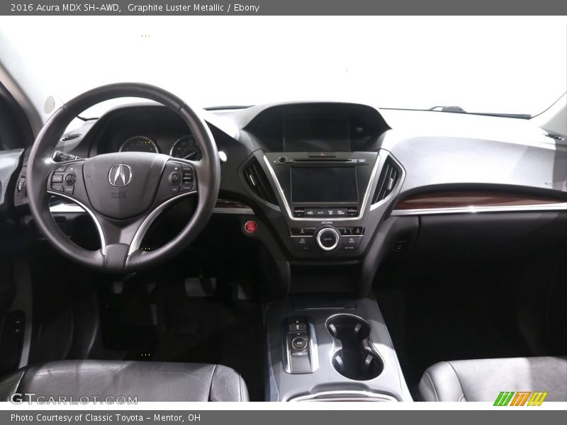 Graphite Luster Metallic / Ebony 2016 Acura MDX SH-AWD
