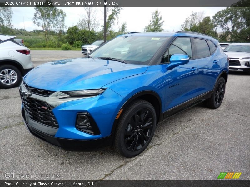 Bright Blue Metallic / Jet Black 2020 Chevrolet Blazer RS AWD
