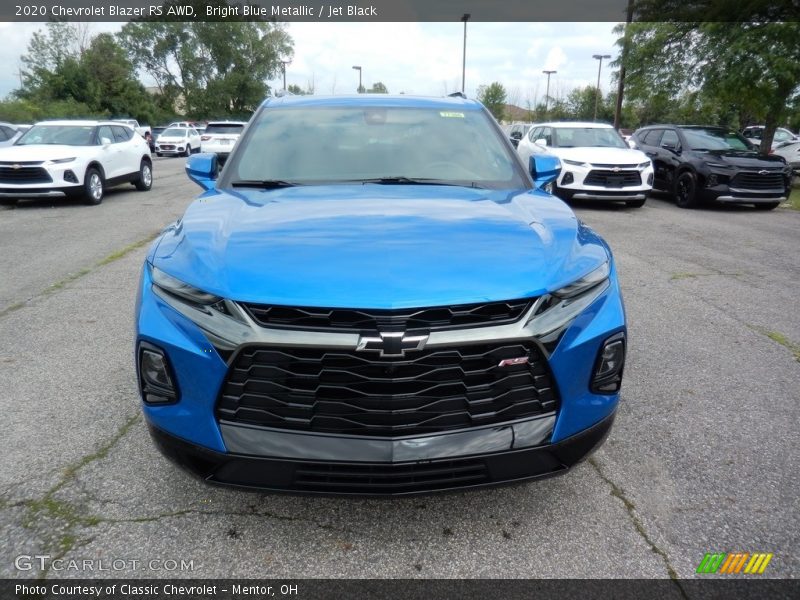 Bright Blue Metallic / Jet Black 2020 Chevrolet Blazer RS AWD