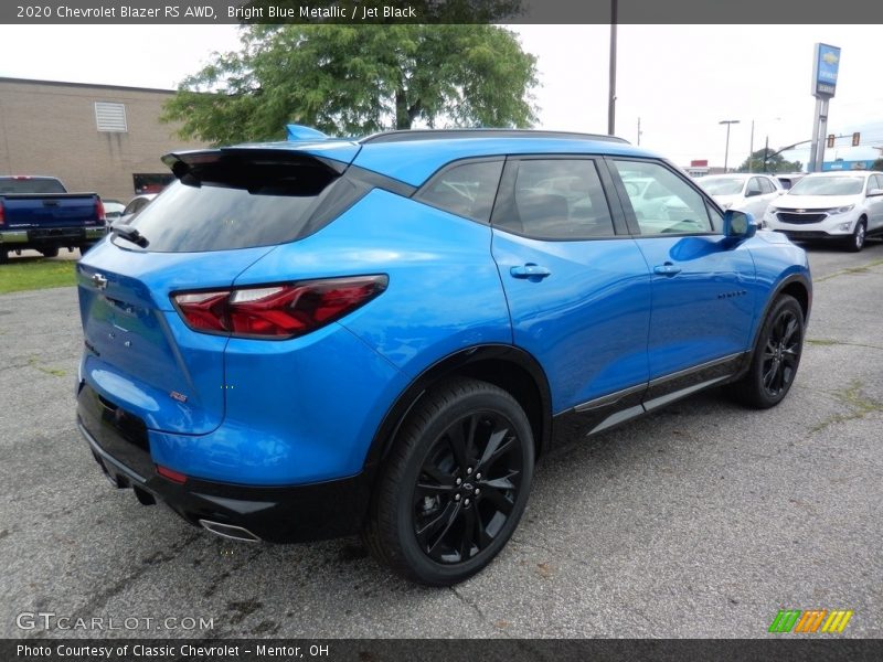 Bright Blue Metallic / Jet Black 2020 Chevrolet Blazer RS AWD