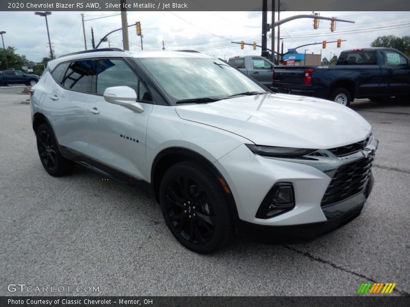 Silver Ice Metallic / Jet Black 2020 Chevrolet Blazer RS AWD