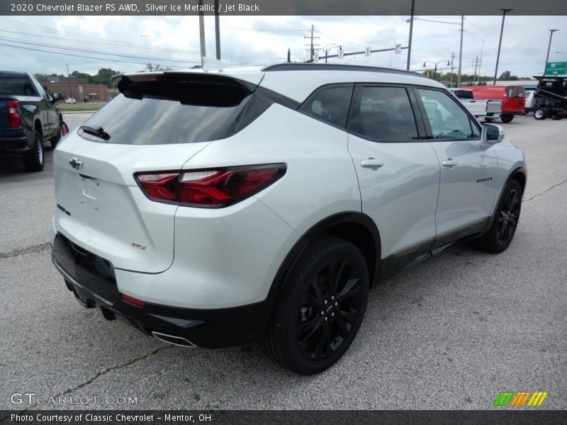 Silver Ice Metallic / Jet Black 2020 Chevrolet Blazer RS AWD