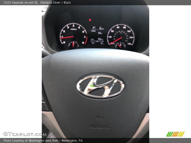 Olympus Silver / Black 2020 Hyundai Accent SE