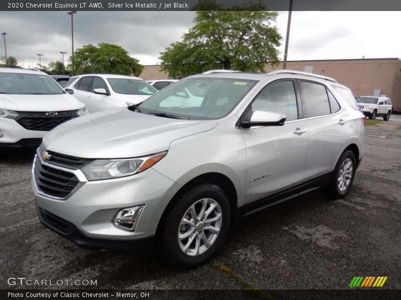 Silver Ice Metallic / Jet Black 2020 Chevrolet Equinox LT AWD