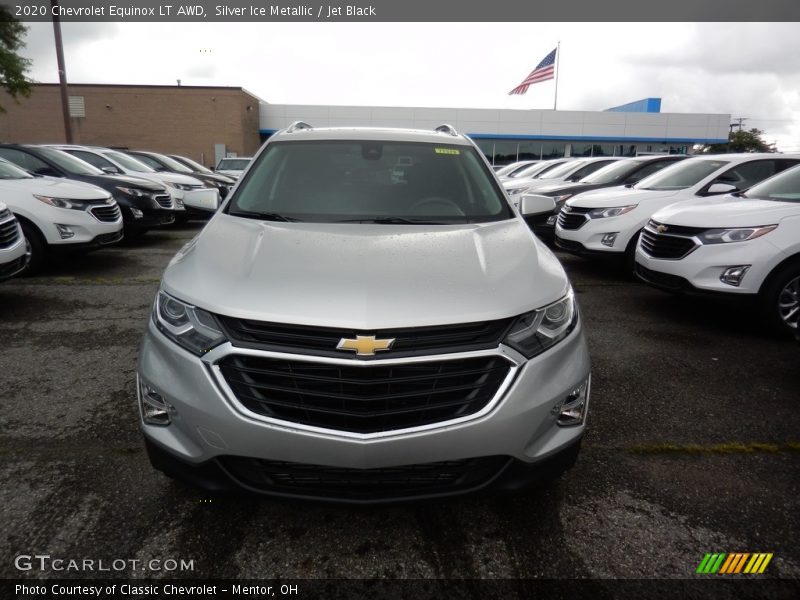 Silver Ice Metallic / Jet Black 2020 Chevrolet Equinox LT AWD
