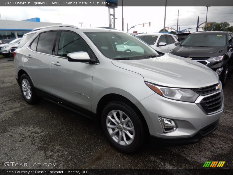 Silver Ice Metallic / Jet Black 2020 Chevrolet Equinox LT AWD