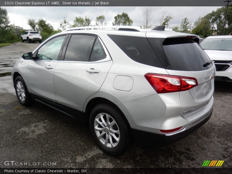 Silver Ice Metallic / Jet Black 2020 Chevrolet Equinox LT AWD