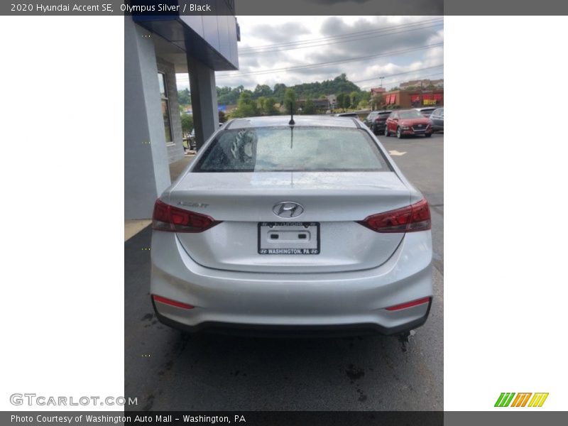 Olympus Silver / Black 2020 Hyundai Accent SE