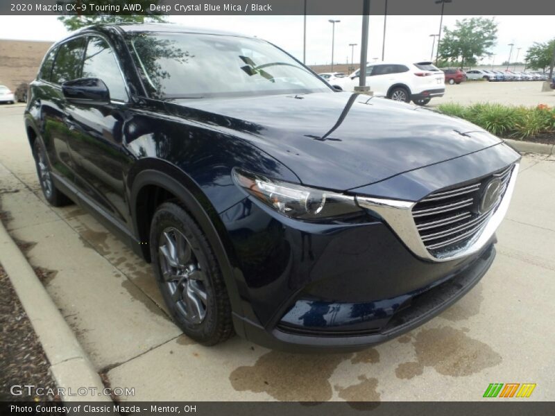 Deep Crystal Blue Mica / Black 2020 Mazda CX-9 Touring AWD