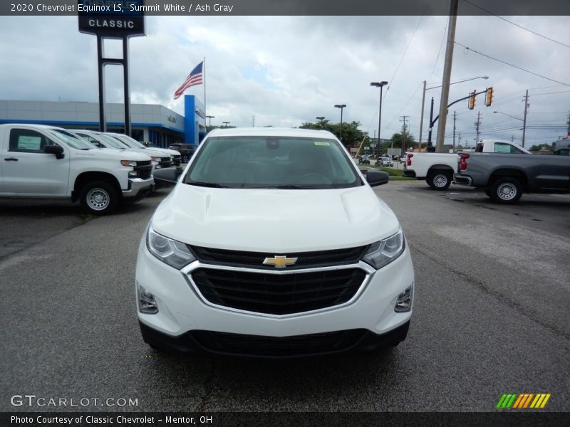 Summit White / Ash Gray 2020 Chevrolet Equinox LS