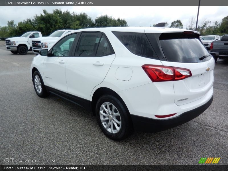 Summit White / Ash Gray 2020 Chevrolet Equinox LS