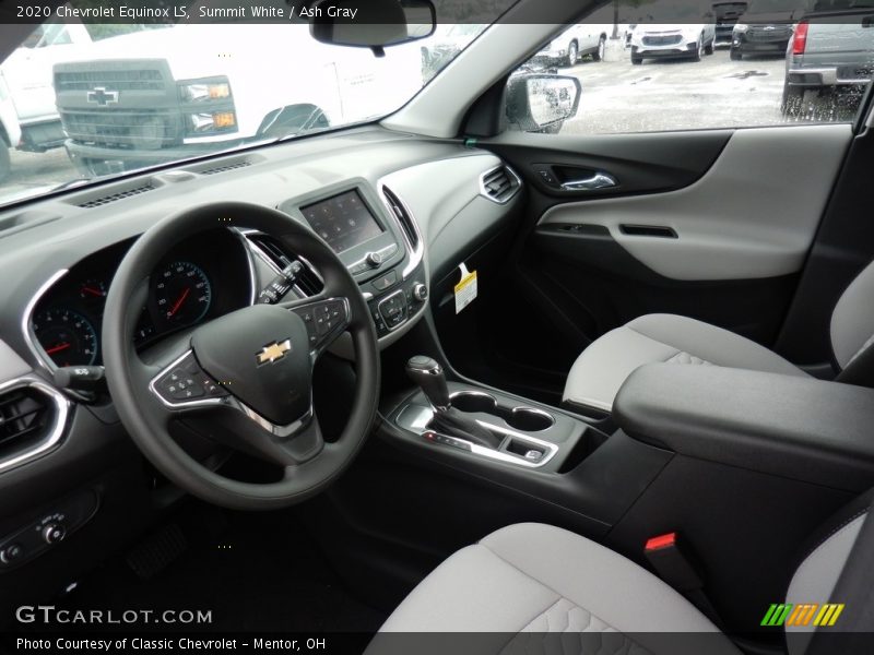 Summit White / Ash Gray 2020 Chevrolet Equinox LS