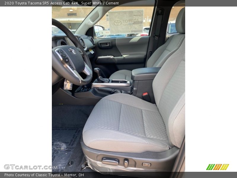Super White / Cement 2020 Toyota Tacoma SR5 Access Cab 4x4