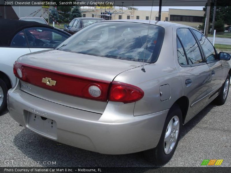 Sandrift Metallic / Graphite Gray 2005 Chevrolet Cavalier Sedan