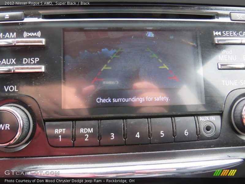 Super Black / Black 2012 Nissan Rogue S AWD