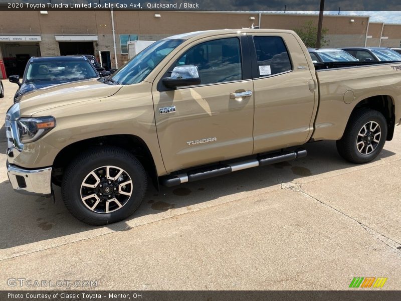 Quicksand / Black 2020 Toyota Tundra Limited Double Cab 4x4