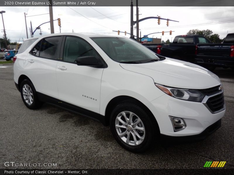 Summit White / Ash Gray 2020 Chevrolet Equinox LS