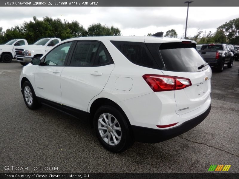Summit White / Ash Gray 2020 Chevrolet Equinox LS