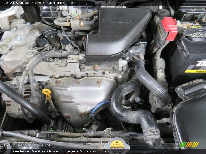 Super Black / Black 2012 Nissan Rogue S AWD