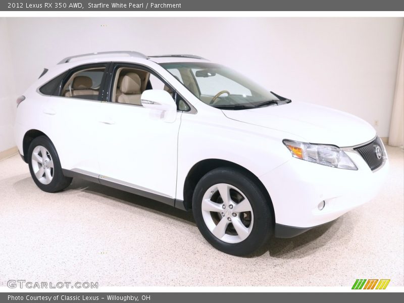 Starfire White Pearl / Parchment 2012 Lexus RX 350 AWD