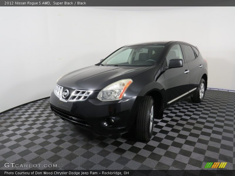 Super Black / Black 2012 Nissan Rogue S AWD