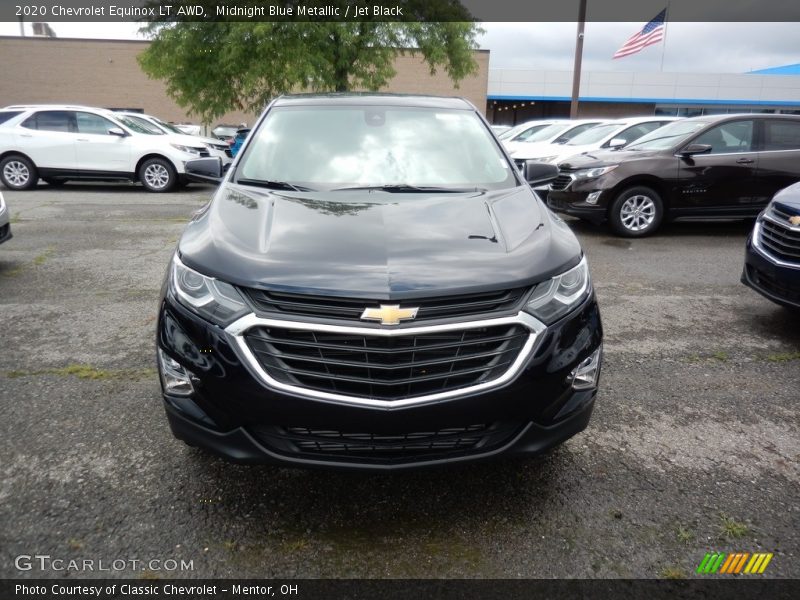 Midnight Blue Metallic / Jet Black 2020 Chevrolet Equinox LT AWD