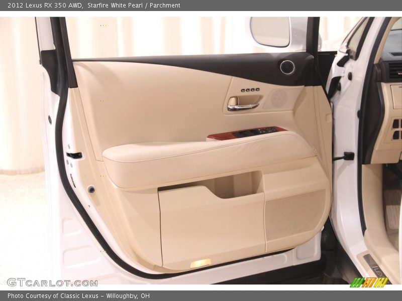 Starfire White Pearl / Parchment 2012 Lexus RX 350 AWD