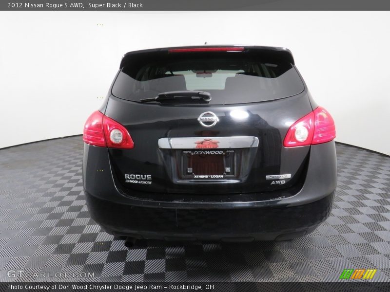 Super Black / Black 2012 Nissan Rogue S AWD