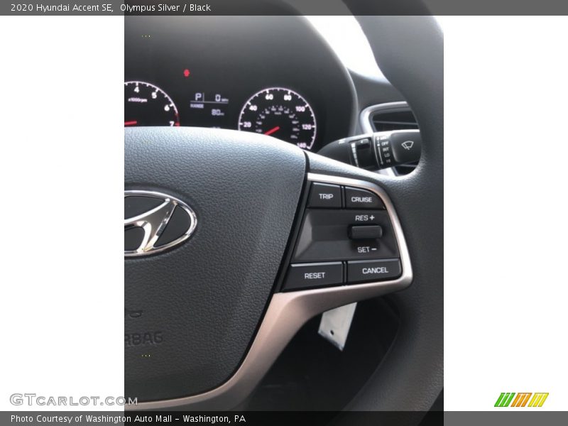 Olympus Silver / Black 2020 Hyundai Accent SE