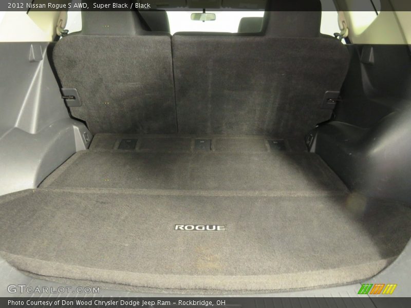 Super Black / Black 2012 Nissan Rogue S AWD