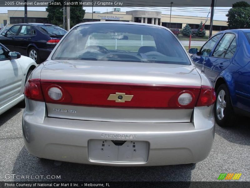 Sandrift Metallic / Graphite Gray 2005 Chevrolet Cavalier Sedan
