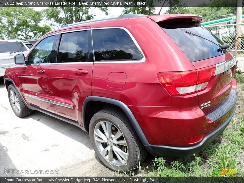 Deep Cherry Red Crystal Pearl / Black 2012 Jeep Grand Cherokee Laredo 4x4