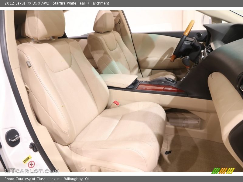 Starfire White Pearl / Parchment 2012 Lexus RX 350 AWD