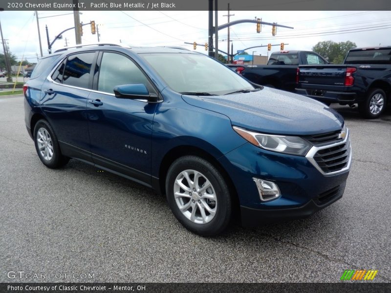 Pacific Blue Metallic / Jet Black 2020 Chevrolet Equinox LT